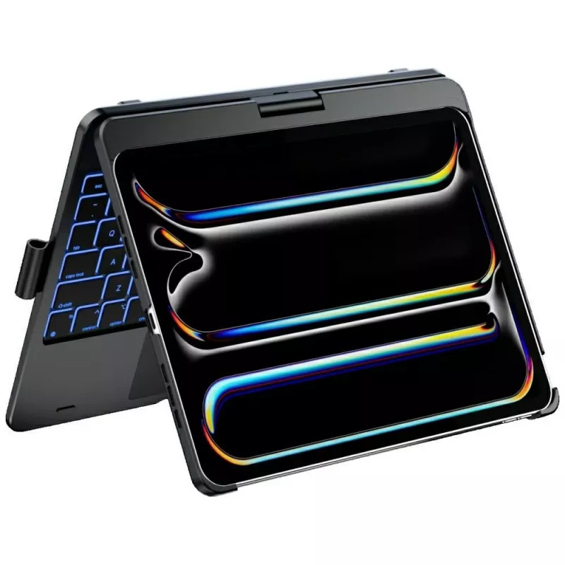 Typecase Flexbook Touch näppäimistökotelo iPad Pro 11 2024/2025, musta