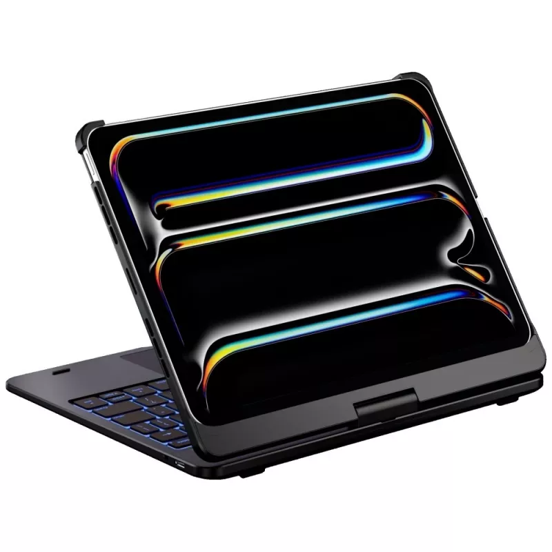 Typecase Flexbook Touch näppäimistökotelo iPad Pro 11 2024/2025, musta
