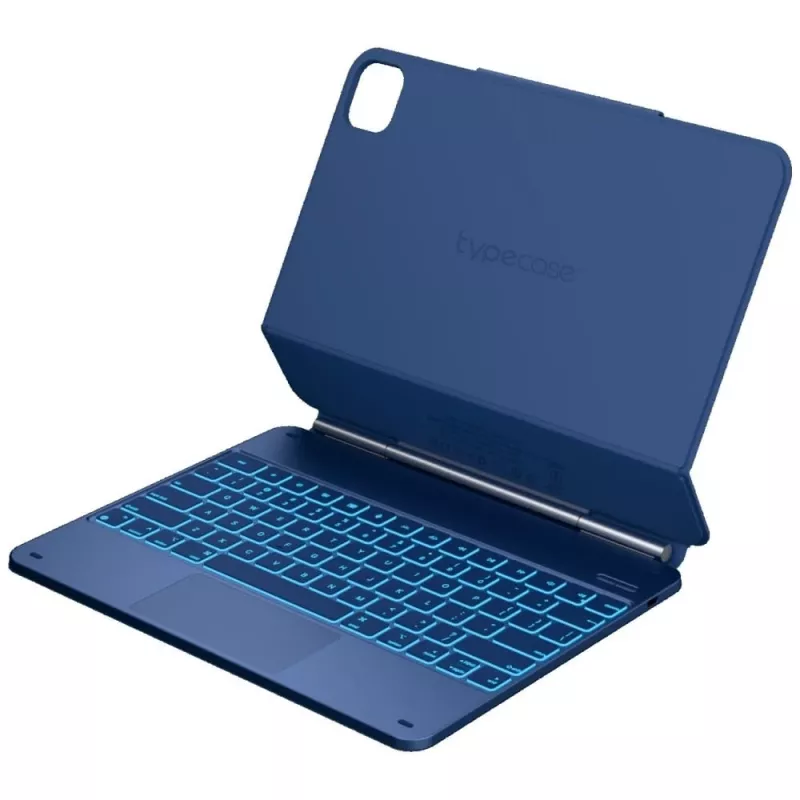 Typecase Edge näppäimistökotelo iPad Air 13 M2 2024 / M3 2025 / M4 2026, Tyynenmerensininen