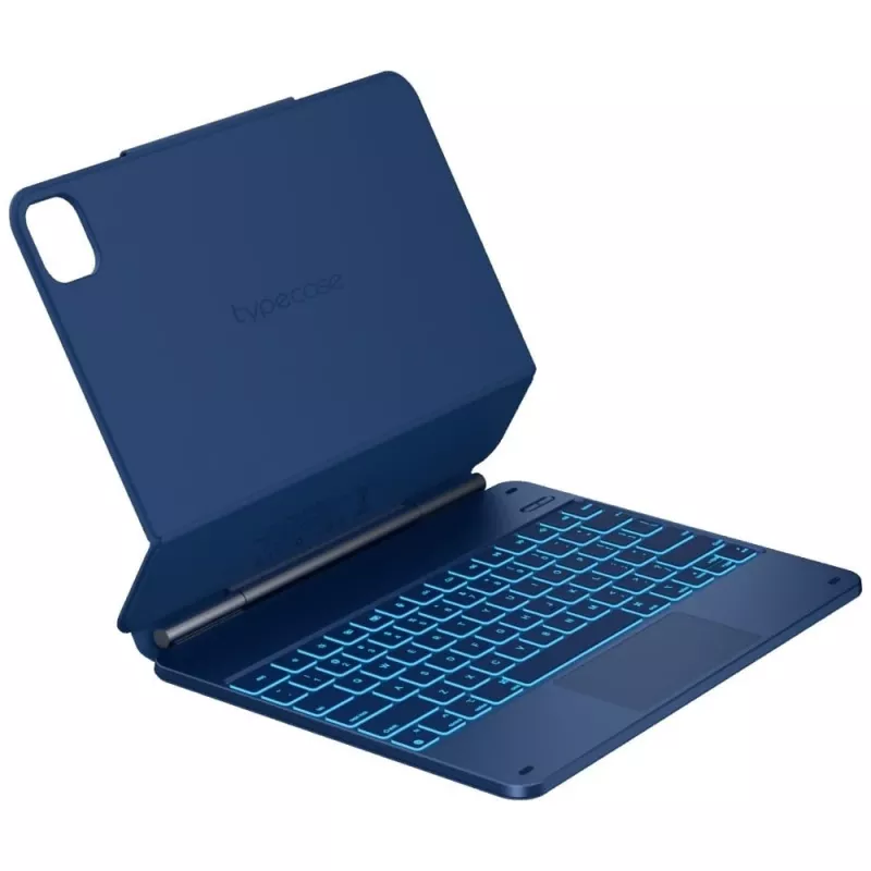 Typecase Edge näppäimistökotelo iPad Air 13 M2 2024 / M3 2025 / M4 2026, Tyynenmerensininen