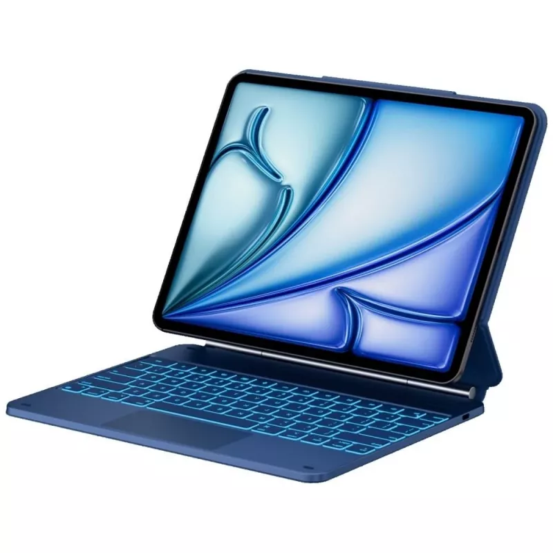 Typecase Edge näppäimistökotelo iPad Air 13 M2 2024 / M3 2025 / M4 2026, Tyynenmerensininen