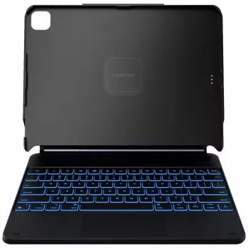 Typecase Edge + näppäimistökotelo iPad Air 13 M2 2024 / M3 2025 / M4 2026, musta