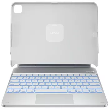 Typecase Edge + näppäimistökotelo iPad Air 13 M2 2024 / M3 2025 / M4 2026, valkoinen