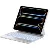 Typecase Edge + näppäimistökotelo iPad Air 13 M2 2024 / M3 2025 / M4 2026, valkoinen