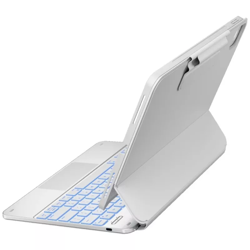 Typecase Edge + näppäimistökotelo iPad Air 13 M2 2024 / M3 2025 / M4 2026, valkoinen