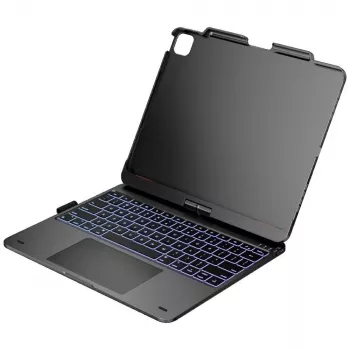 Typecase Flexbook Touch näppäimistökotelo iPad Air 13 M2 2024 / M3 2025 / M4 2026, harmaa
