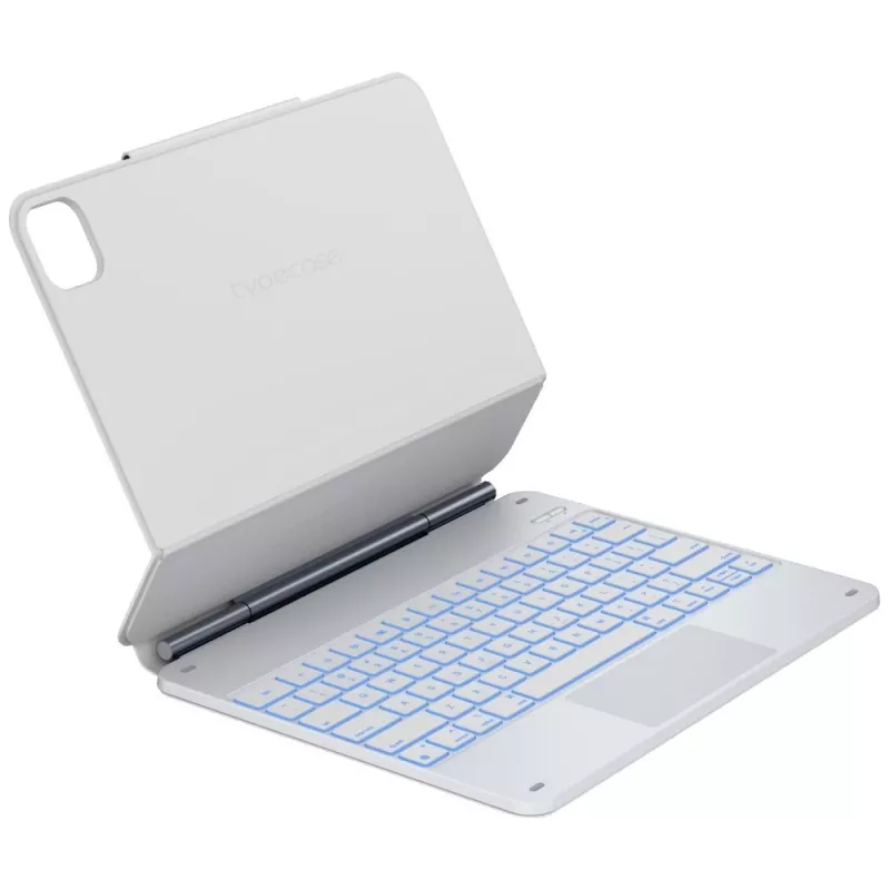 Typecase Edge näppäimistökotelo iPad Air 13 2024/2025, valkoinen