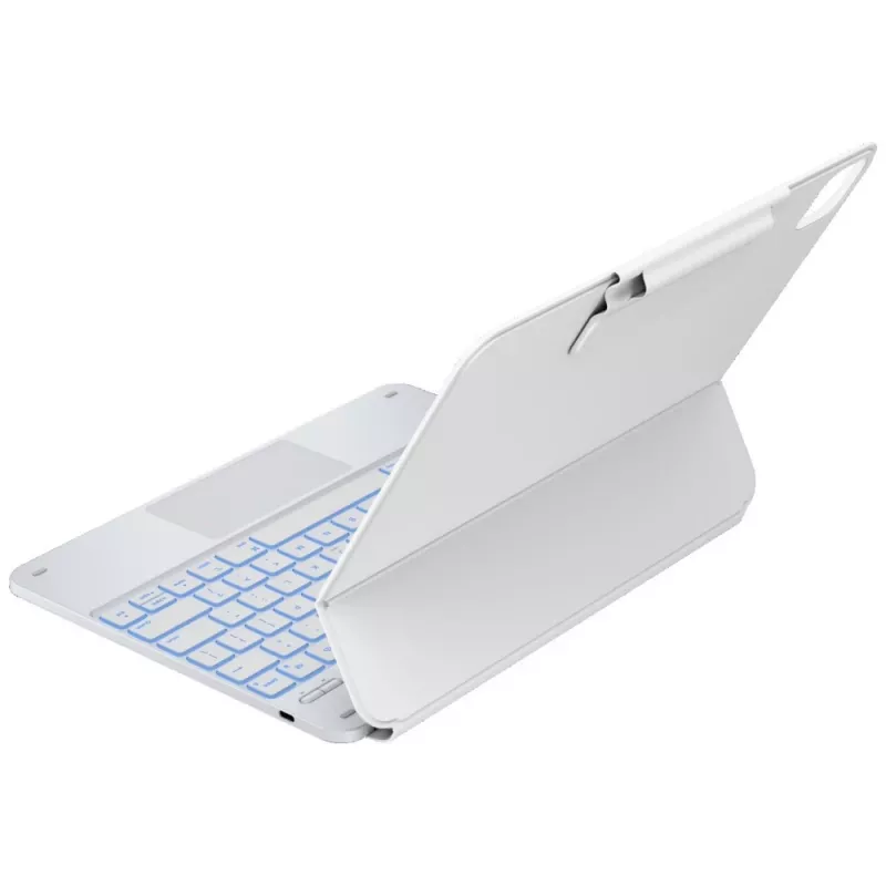 Typecase Edge näppäimistökotelo iPad Air 13 2024/2025, valkoinen