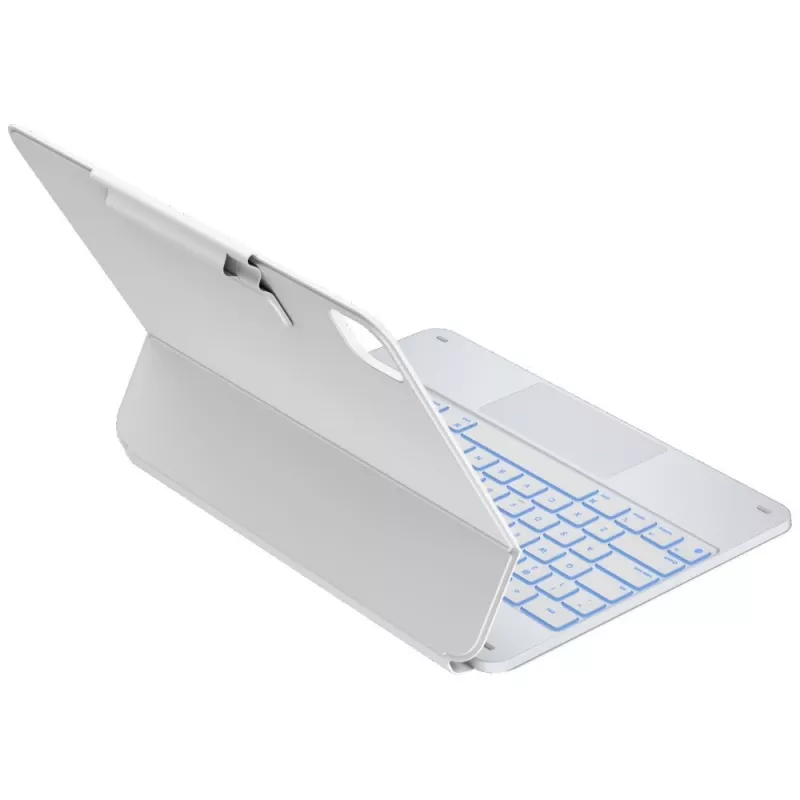 Typecase Edge näppäimistökotelo iPad Air 13 2024/2025, valkoinen