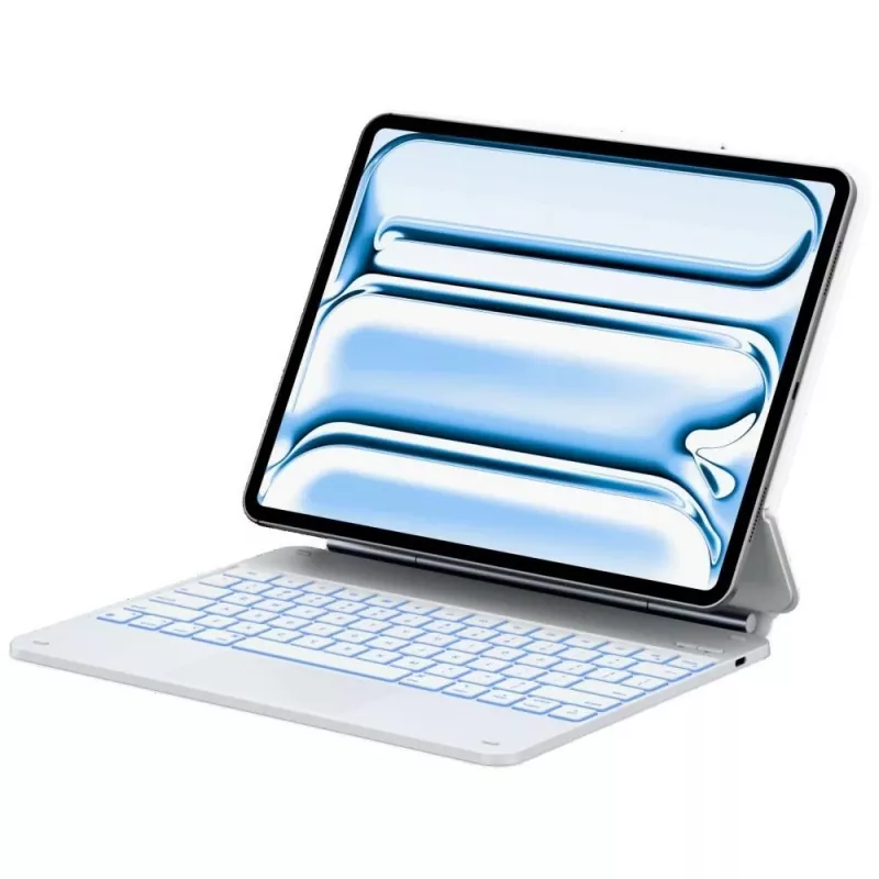 Typecase Edge näppäimistökotelo iPad Air 13 2024/2025, valkoinen