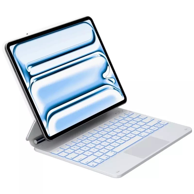Typecase Edge näppäimistökotelo iPad Air 13 2024/2025, valkoinen