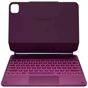 Typecase Edge näppäimistökotelo iPad Air 13 2024/2025, vadelmanpunainen