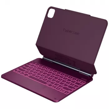 Typecase Edge näppäimistökotelo iPad Air 13 2024/2025, vadelmanpunainen