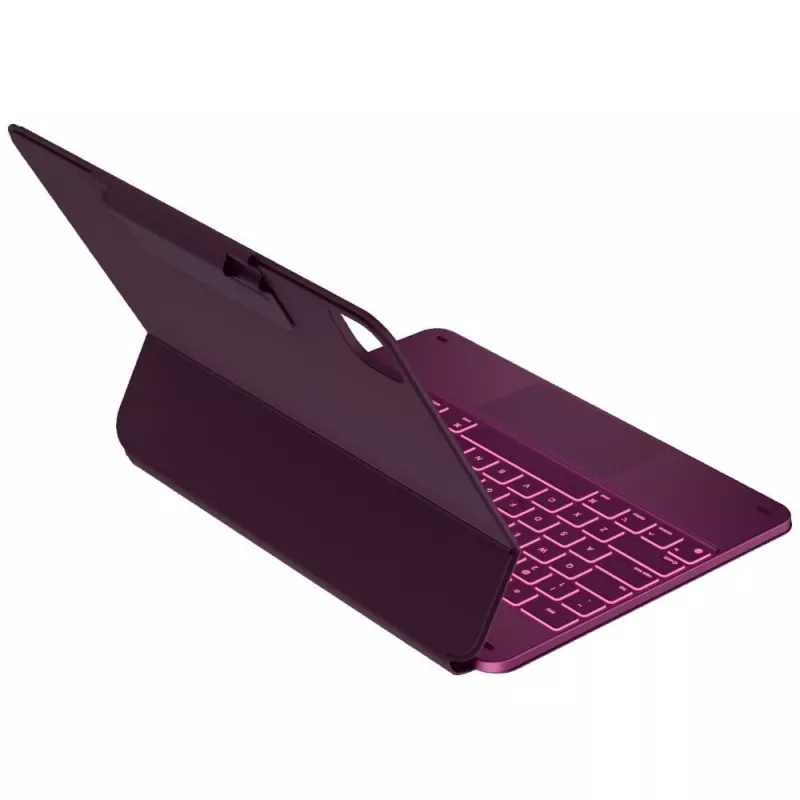 Typecase Edge näppäimistökotelo iPad Air 13 2024/2025, vadelmanpunainen