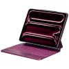 Typecase Edge näppäimistökotelo iPad Air 13 2024/2025, vadelmanpunainen