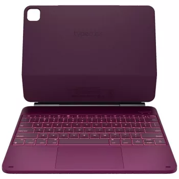 Typecase Edge Keyboard Case iPad Pro 13 2024/2025, vadelmanpunainen