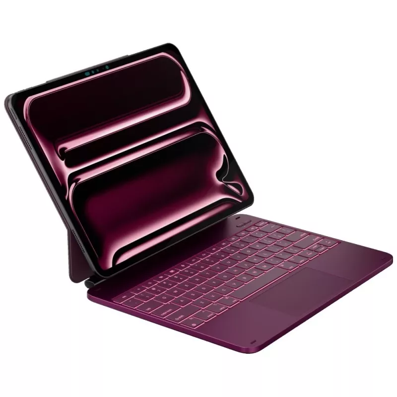 Typecase Edge Keyboard Case iPad Pro 13 2024/2025, vadelmanpunainen