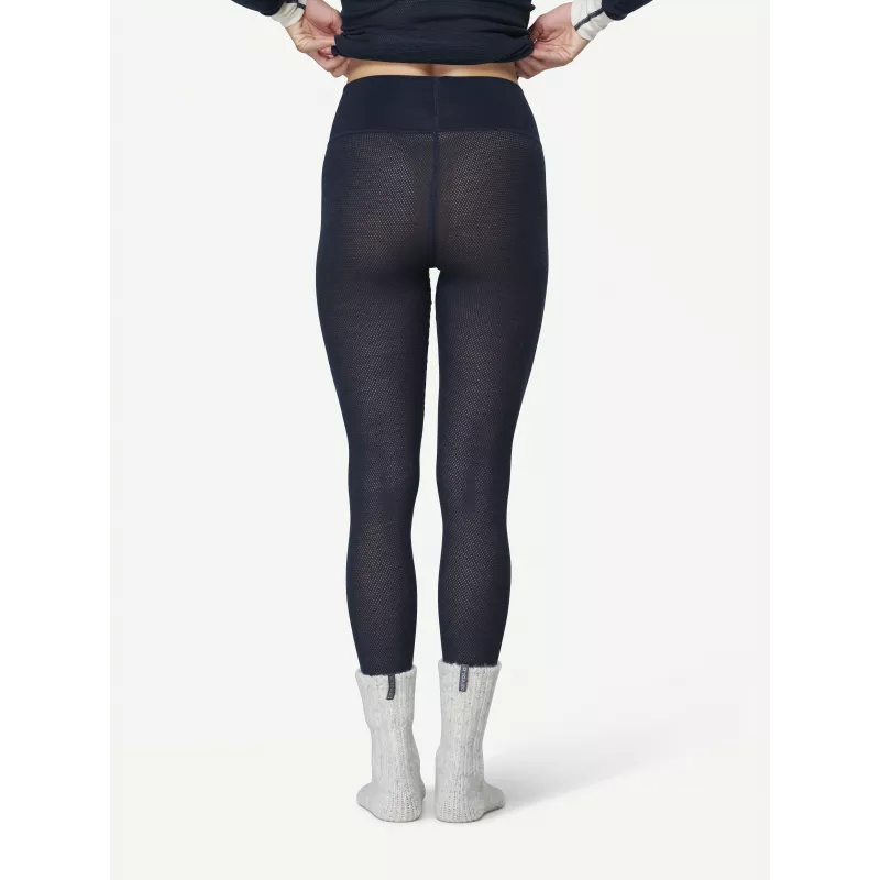 Devold Wool Mesh 190 Longs naisten lämpöleggingsit - Ink, koko M
