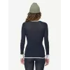 Devold Wool Mesh 190 Shirt naisten aluskerrastopaita - Ink/Offwhite, koko M