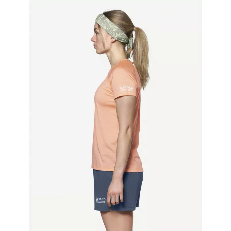 Devold Endurance Merino 130 Tee - Sunrise - koko S - naisten aluspaita T-paita
