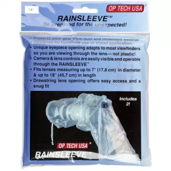OP TECH Rain-Sleeve 1x2 kameran sadeprotektio