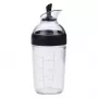 OXO Good Grips salaattikastikkeen ravistin 236 ml musta