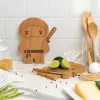 OTOTO Ninja Board leikkuulauta ja veitsisetti - musta