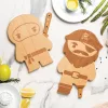 OTOTO Ninja Board leikkuulauta ja veitsisetti - musta