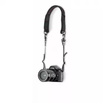 Manfrotto Pro Light Camera Strap PL pikalukitusjärjestelmällä, musta