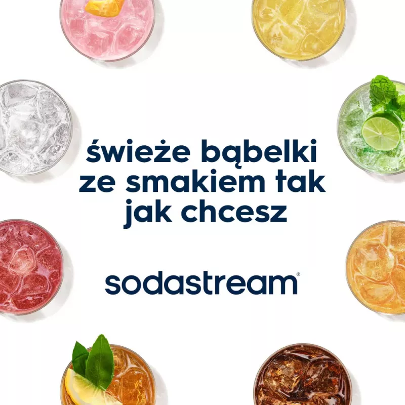 SodaStream Fuse Bubble Mosaic 2 x 1 L siniset hiilihappopullot