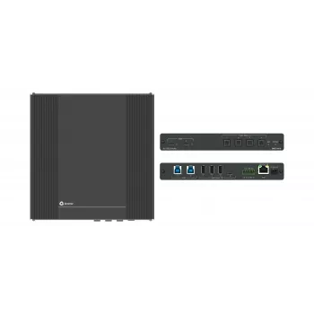 Kramer Electronics SWT3-41-U 4x1 USB 3.2 -isäntä PoE-vastaanottava hallittava kytkin 4 laitteella - 10 Gbps - Power over Ethernet