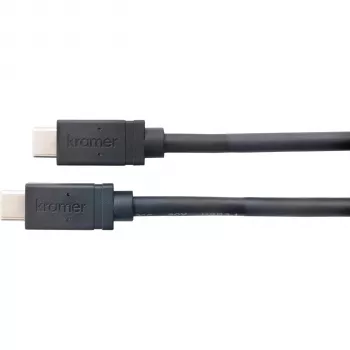 Kramer Electronics C-U32/FF-6 USB 3.2 Gen 2 USB-C - USB-C -kaapeli 1,8 m musta