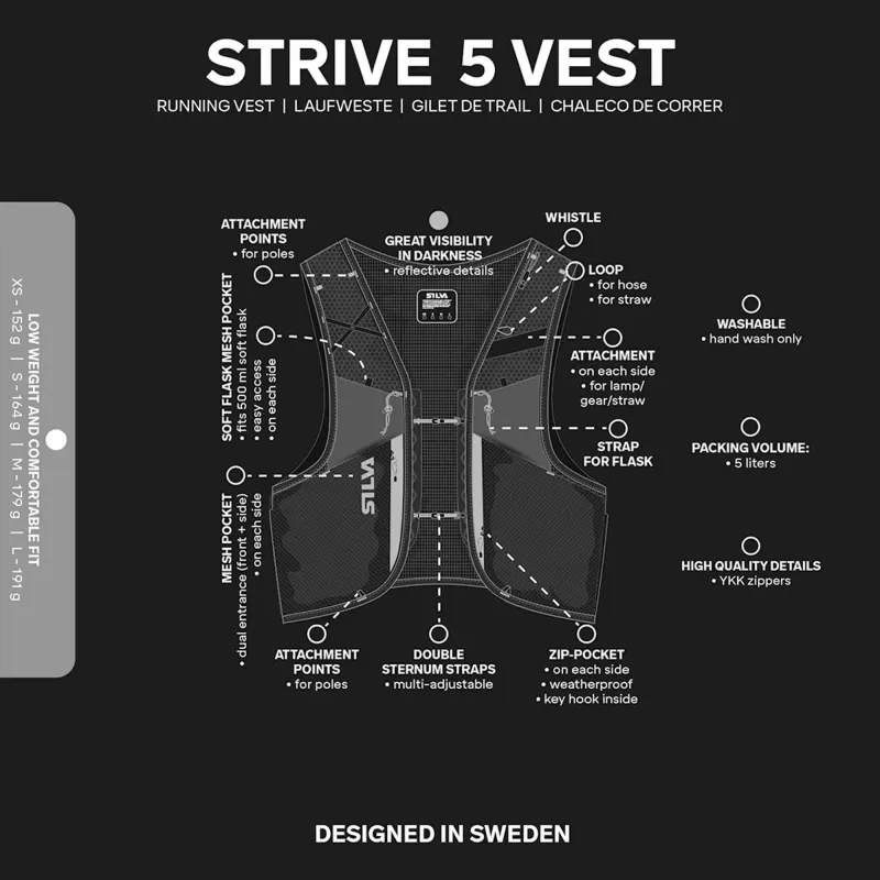 Silva Strive 5 Vest - vihreä, koko S
