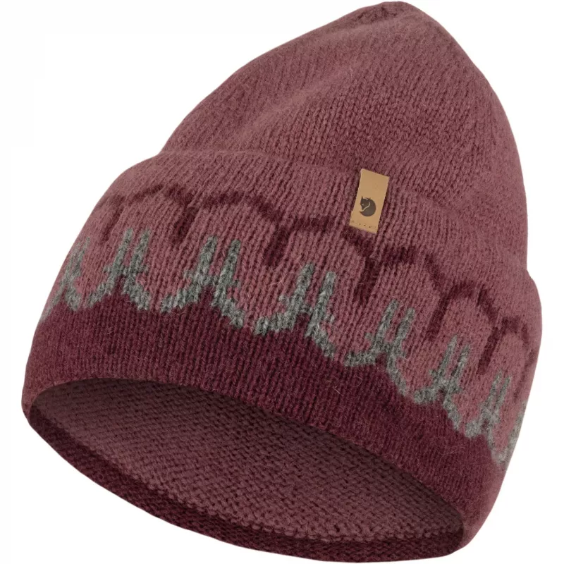 Fjällräven Övik Path Knit pipo Dark Garnet / Mesa Purple