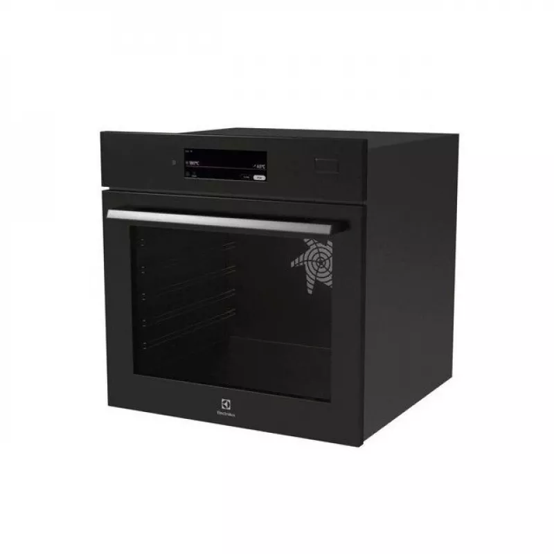 Electrolux LOB9S3SZ kalusteisiin asennettava sähköuuni pyrolyysipuhdistuksella, 71L, A+, ruostumaton teräs musta