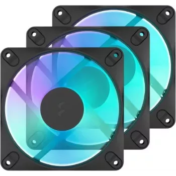 Fractal Design Dynamic 3-14 RGB musta 3 kpl:n pakkaus 140mm PWM-tuulettimet