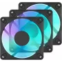Fractal Design Dynamic 3-14 RGB musta 3 kpl:n pakkaus 140mm PWM-tuulettimet