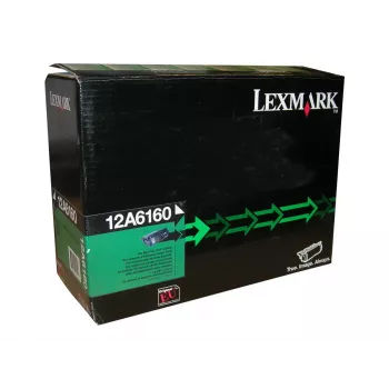 Lexmark musta alkuperäinen kunnostettu värikasetti (12A6160)