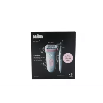 Braun Silk-épil 7 7-210 Wet & Dry epilaattorisarja partakoneella, trimmerillä ja latausasemalla