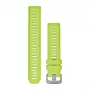 Garmin Instinct 2 22 mm silikoninen kellonranneke, Electric Lime, 010-13105-02