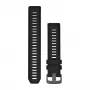Garmin silikoninen kellonranneke 22mm Instinct 2 -kellolle, musta, 010-13105-06