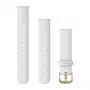 Garmin QuickFit 20 mm silikoniranneke vaaleanbeige, jossa cremegold-solki 010-12932-53