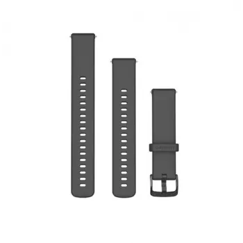 Garmin Quick Release 18 mm silikoniranneke kelloihin, Gravel Grey, 010-13256-00