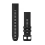 Garmin QuickFit 22 mm silikoninen kellonranneke, musta (010-13280-00)
