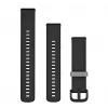 Garmin silikoniranneke 20 mm Quick Release musta 010-12932-30