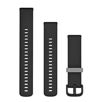 Garmin silikoniranneke 20 mm Quick Release musta 010-12932-30