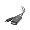 C2G USB-C - HDMI -adapterikaapeli - 1,83 m - musta - 4K@60Hz - käännettävä USB-C-liitin