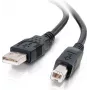 CABLES2GO C2G 3 m USB 2.0 A/B -kaapeli musta (28103)