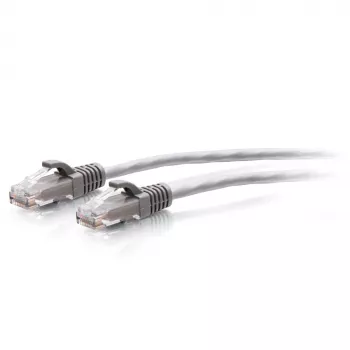 CABLES2GO C2G 1ft (0,3 m) Cat6a Snagless Unshielded (UTP) Slim Ethernet -verkkopatchkaapeli - harmaa