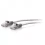 CABLES2GO C2G 1ft (0,3 m) Cat6a Snagless Unshielded (UTP) Slim Ethernet -verkkopatchkaapeli - harmaa
